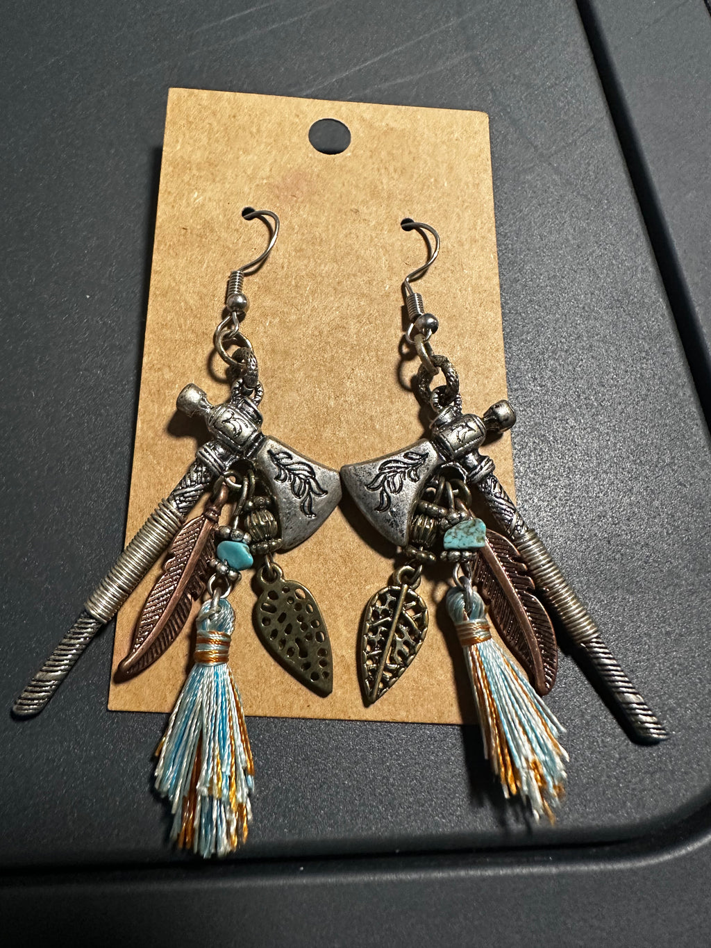 Tomahawk earrings
