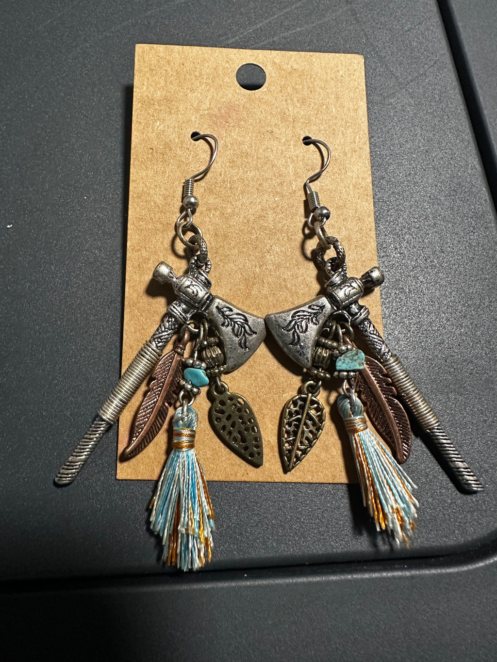 Tomahawk earrings
